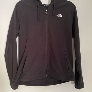 Women’s North Face Size Large Full Zip Black Hoodie